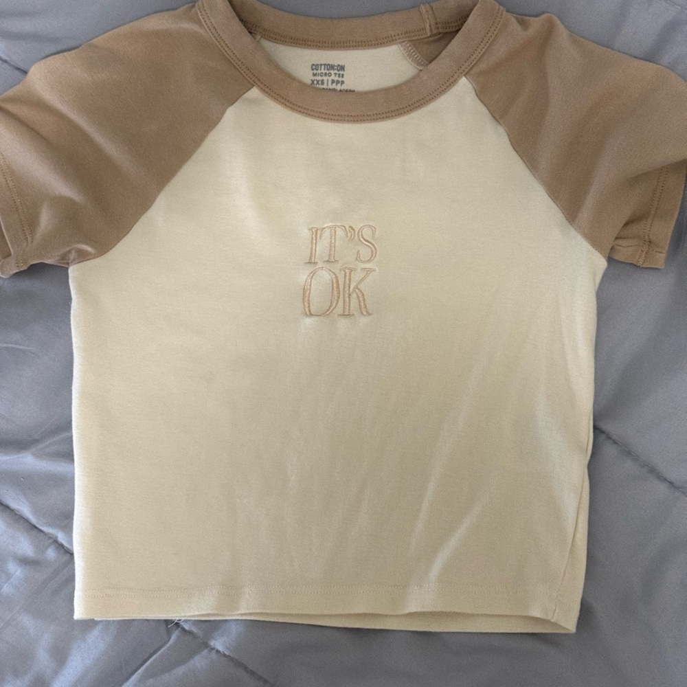 It’s ok cropped top